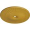 Ekena Millwork Galveston Ceiling Medallion (Canopies up to 5 7/8"), 51"OD x 3 5/8"ID x 3 3/8"P, Iridescent Gold CM51GLIGS - alternate 3